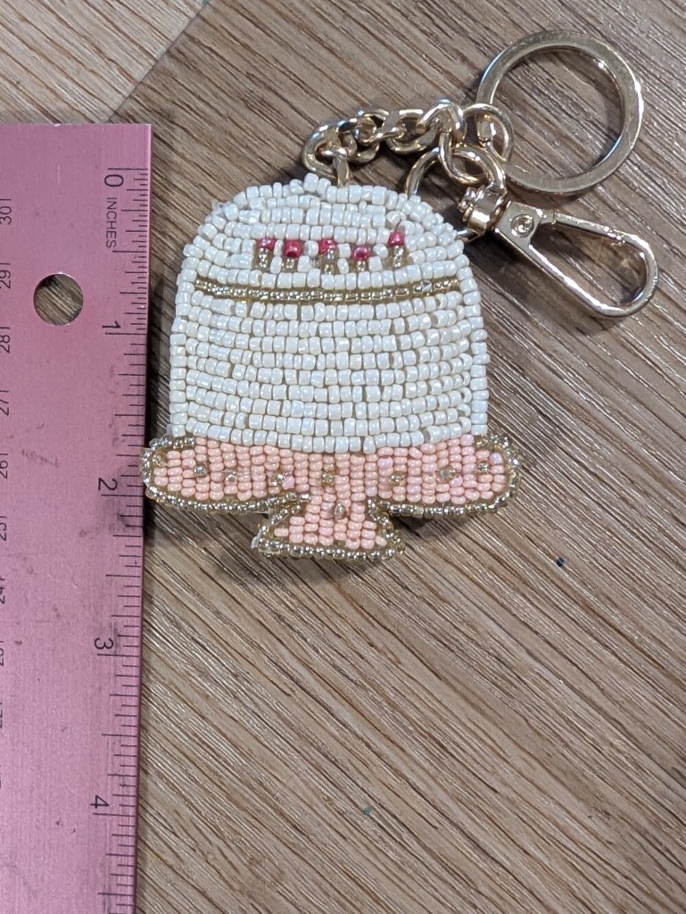 sold**Handmade 3D Beaded Bag Charm 1pc - Picture 6 of 16